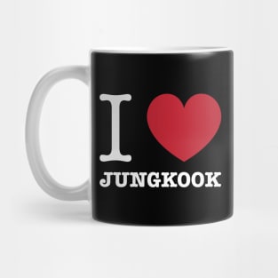 I love jungkook white Morcaworks Mug
